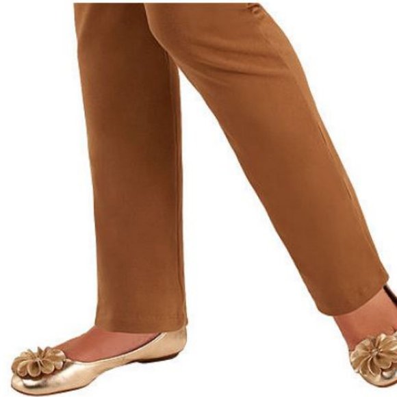 Women with Control Petite Slim Leg Pants Navy 3095 - Picture 4 of 6